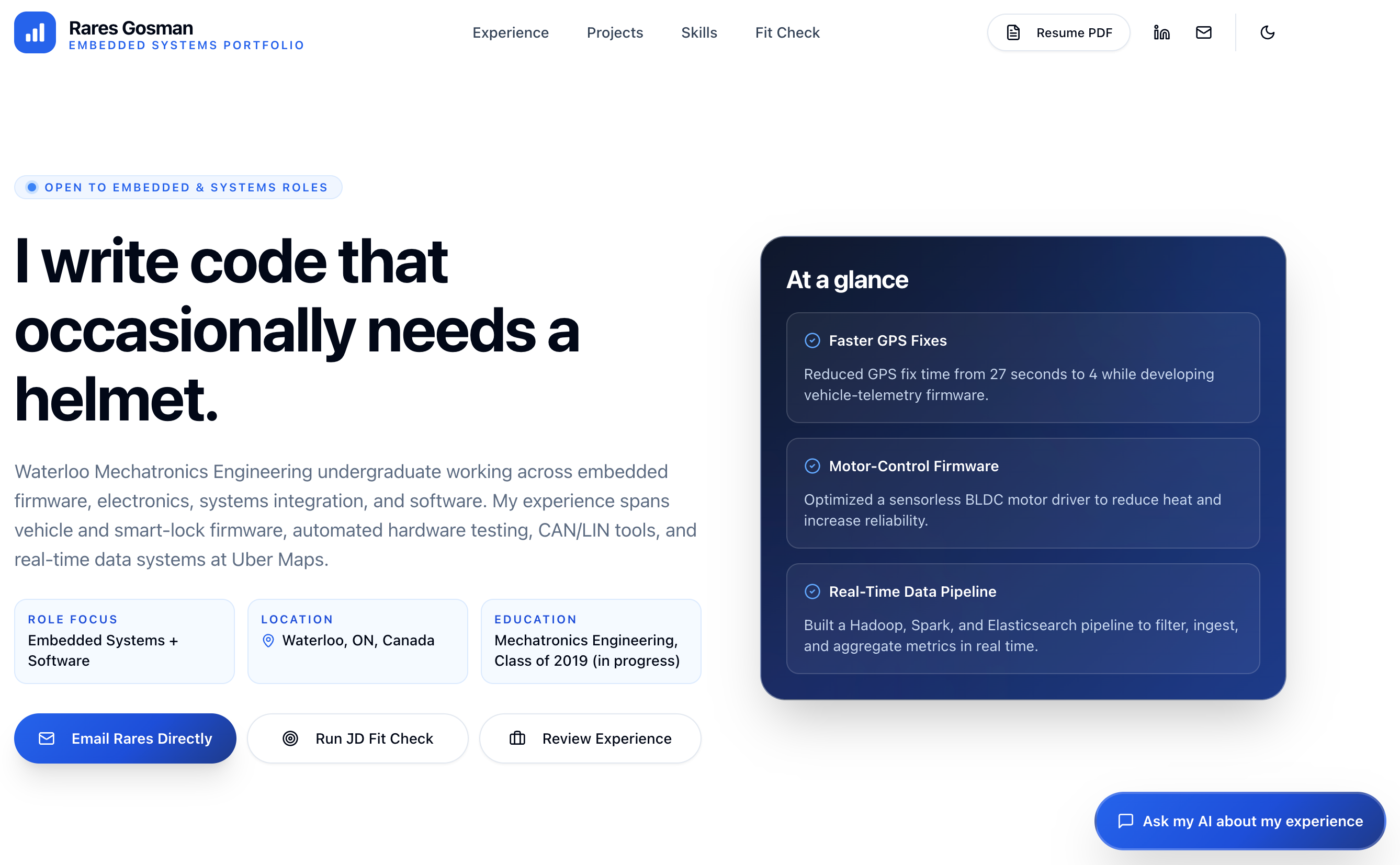ai-portfolio-template 网站模板截图