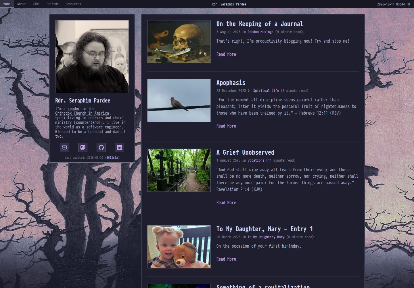 srplife_theme · Desktop homepage