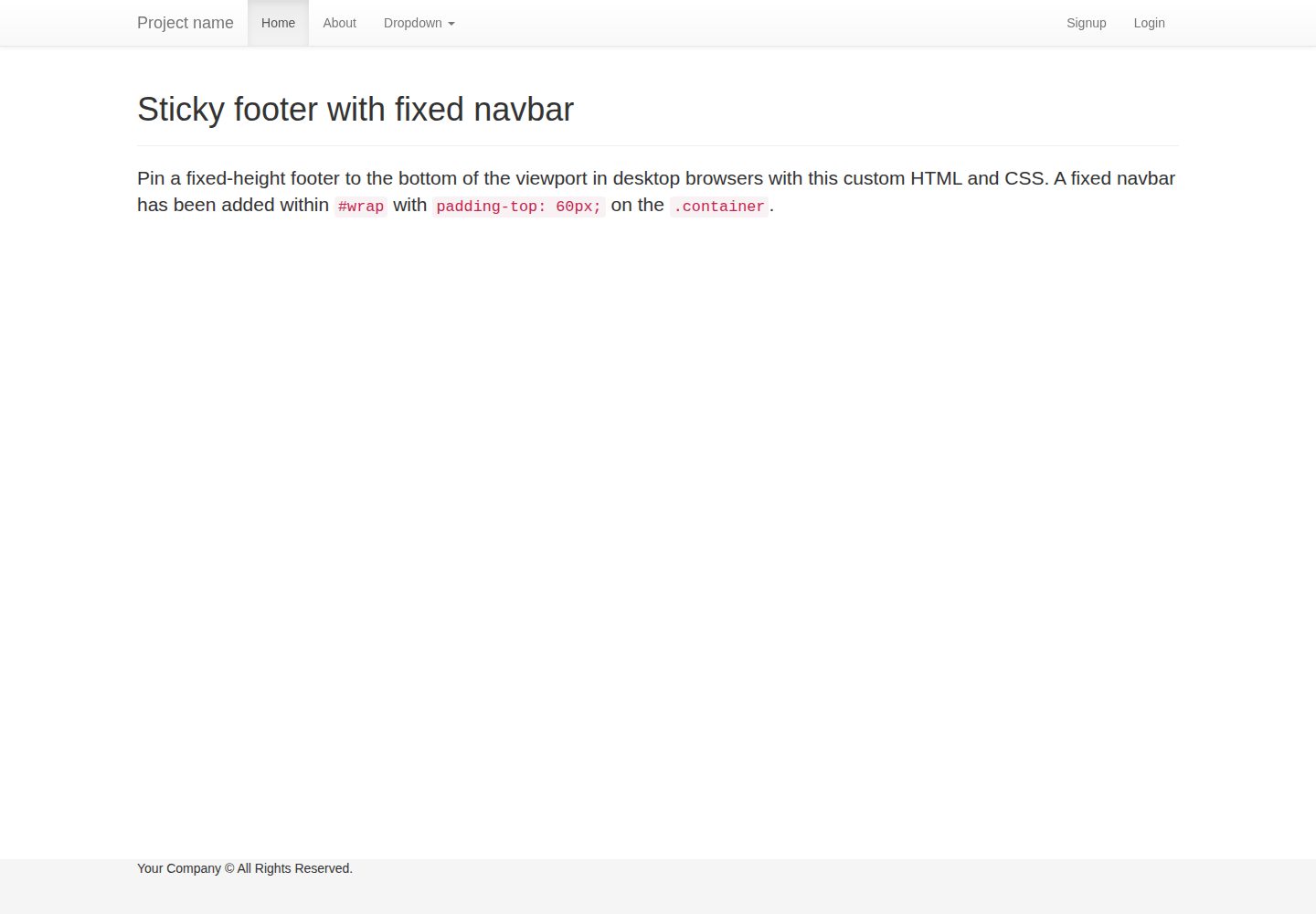 flask-boilerplate 网站模板截图