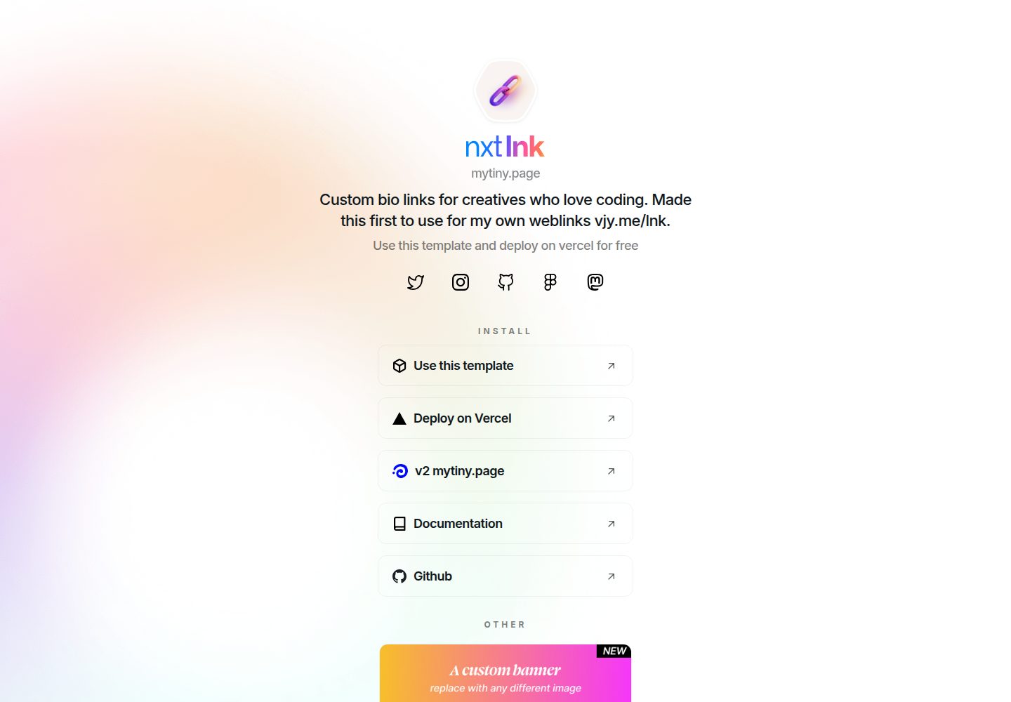 nxt-lnk 网站模板截图