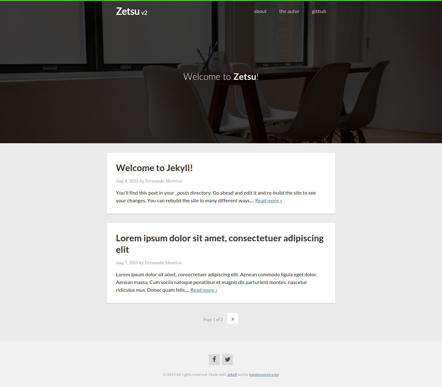 Blog-Jekyll-Zetzu 网站模板截图