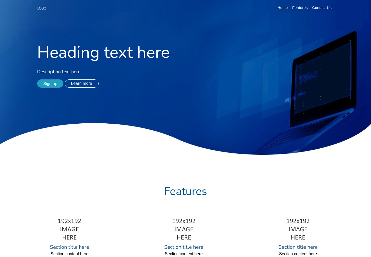 Software-Company-website-template 网站模板截图