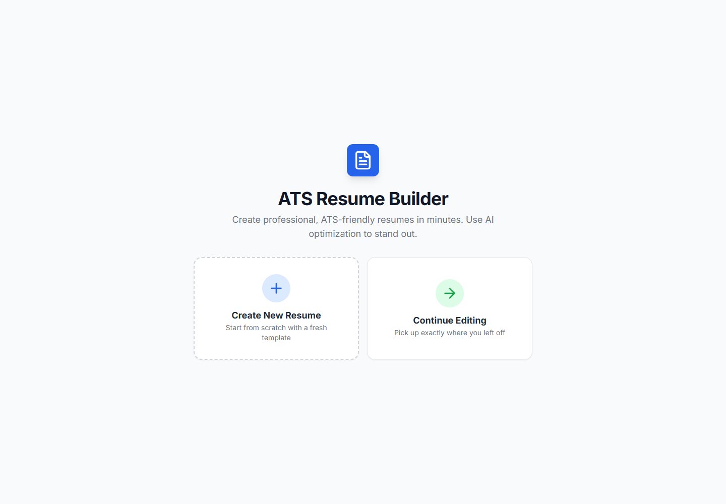 ats-builder · 桌面端首页