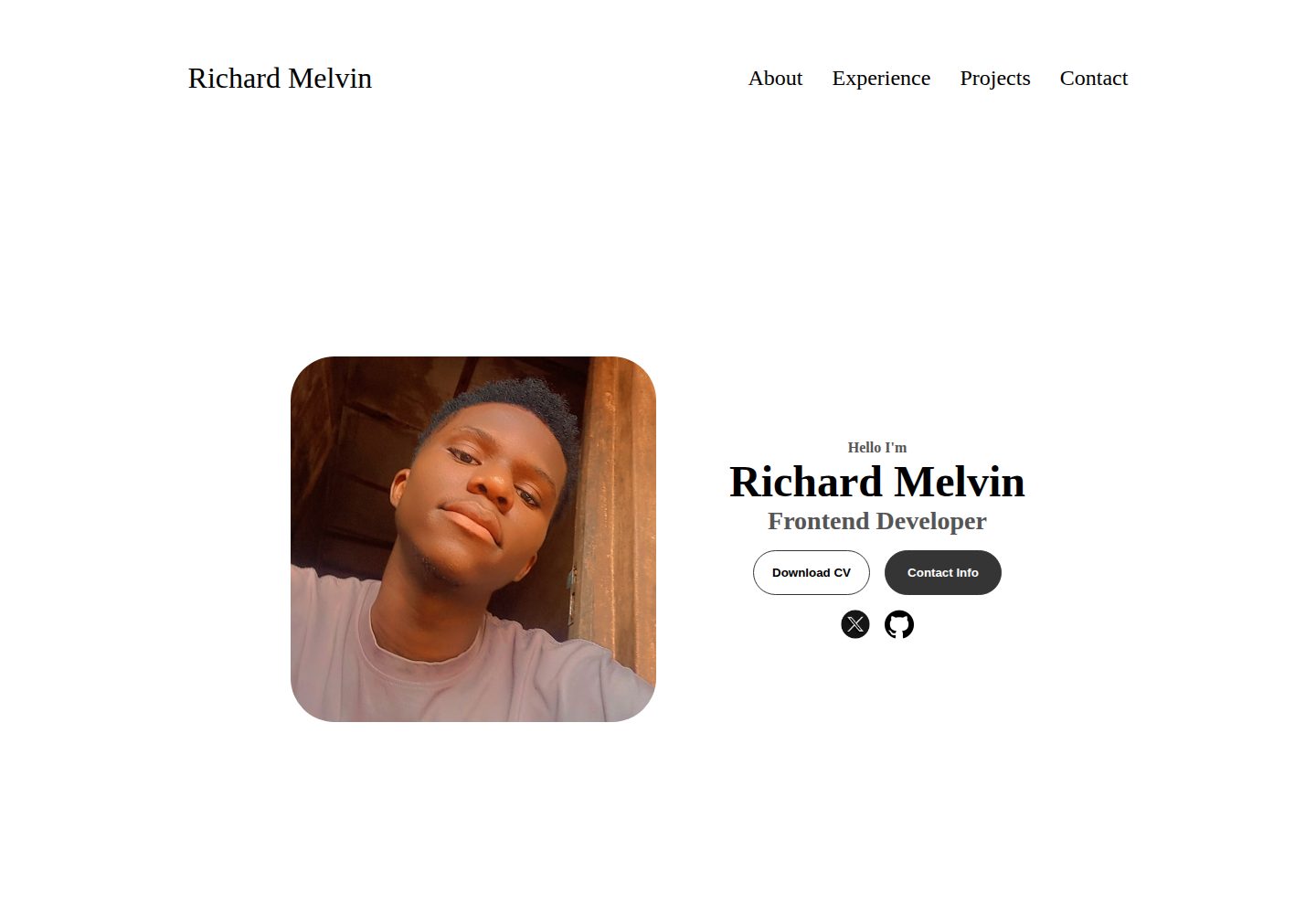 Responsive-portfolio_template · 桌面端首页