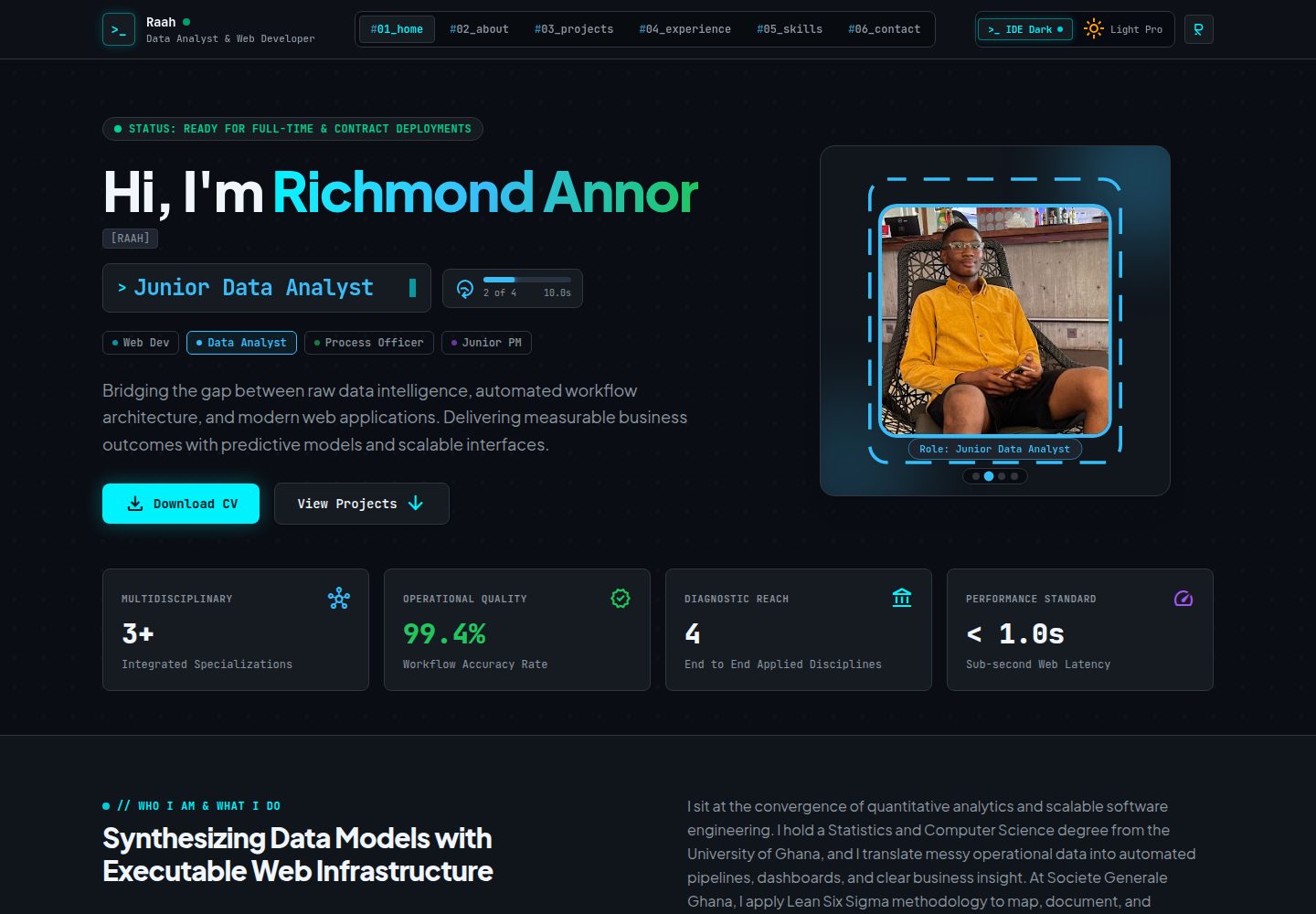 My_Portfolio_Website 网站模板截图