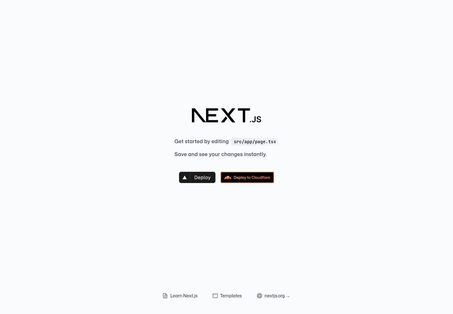 next-start 网站模板截图