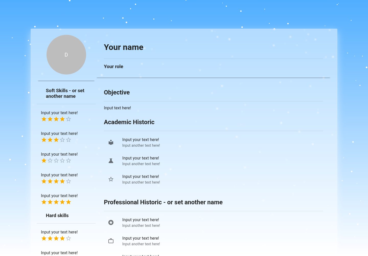 website-portfolio-template 网站模板截图