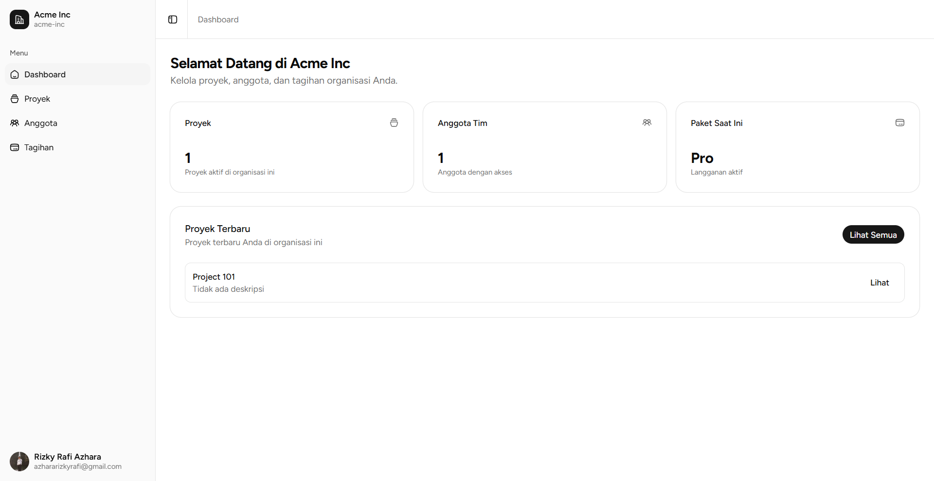 nextjs-saas-starter-kit 网站模板截图