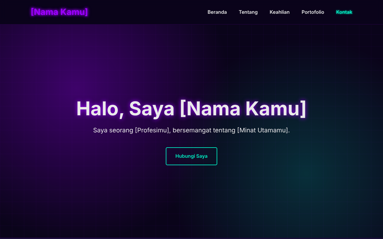 personal-profile-website 网站模板截图