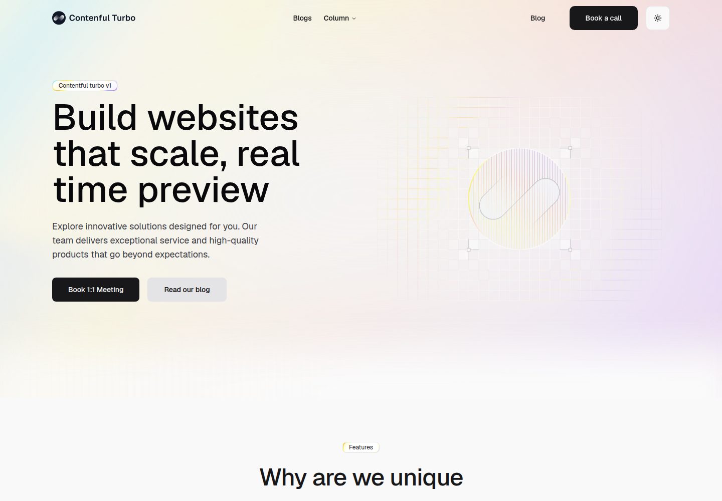turbo-start-contentful 网站模板截图