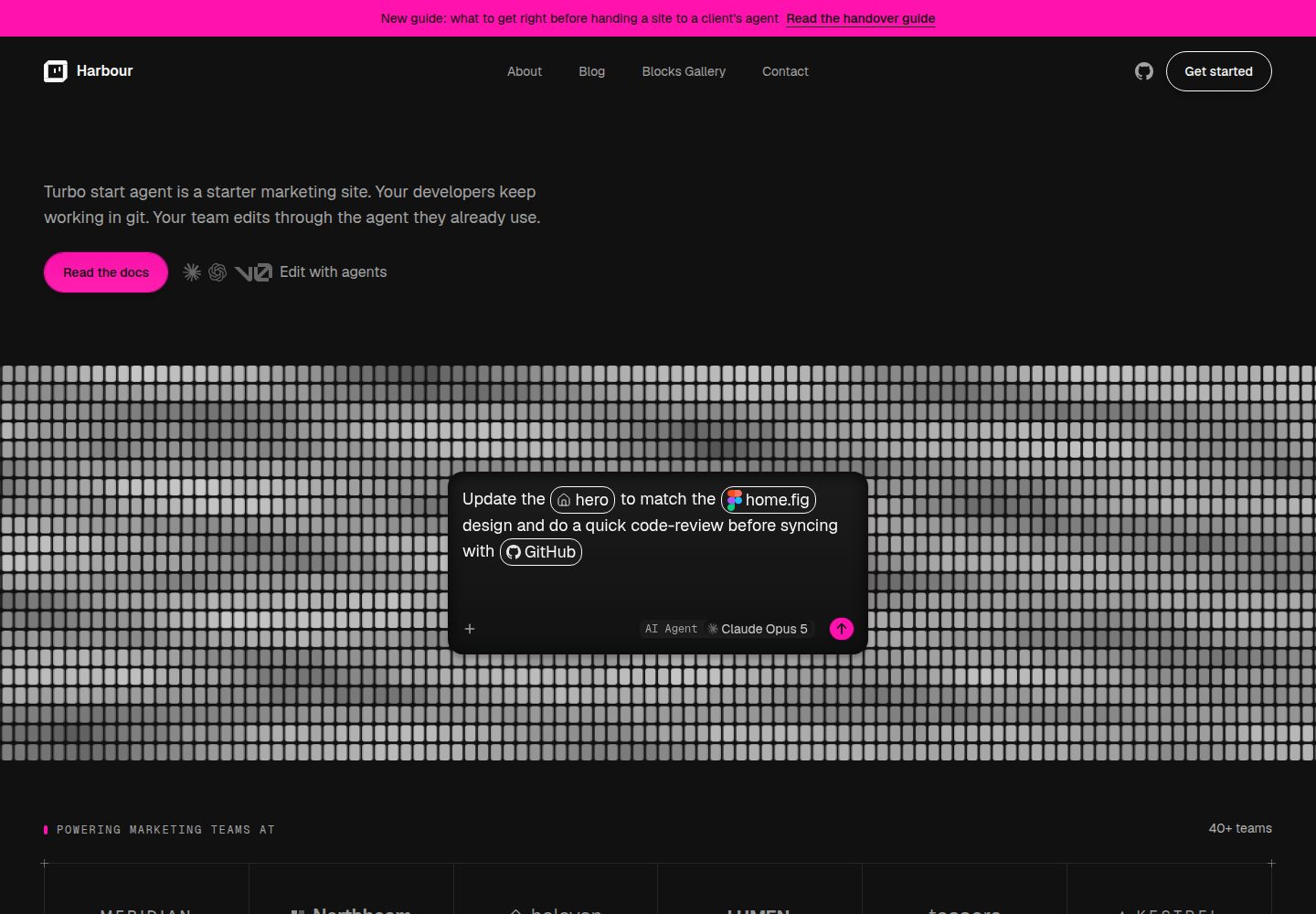 turbo-start-web-agent · Desktop homepage