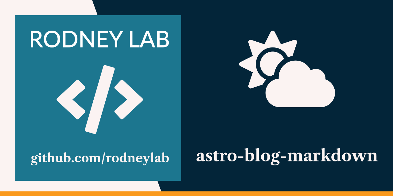 astro-blog-markdown 网站模板截图