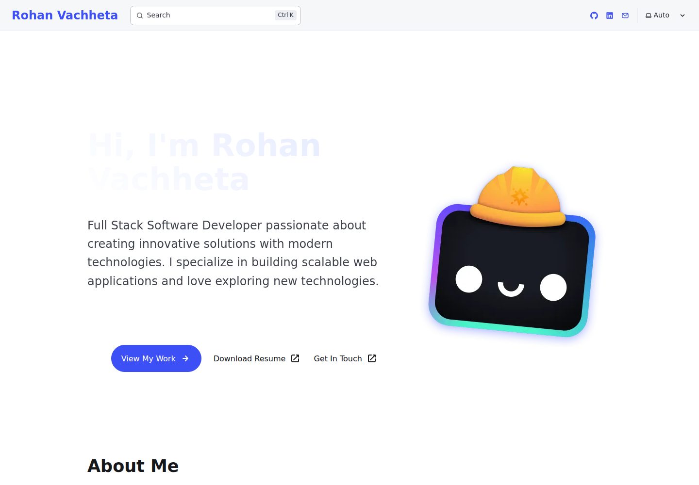 personal-website 网站模板截图