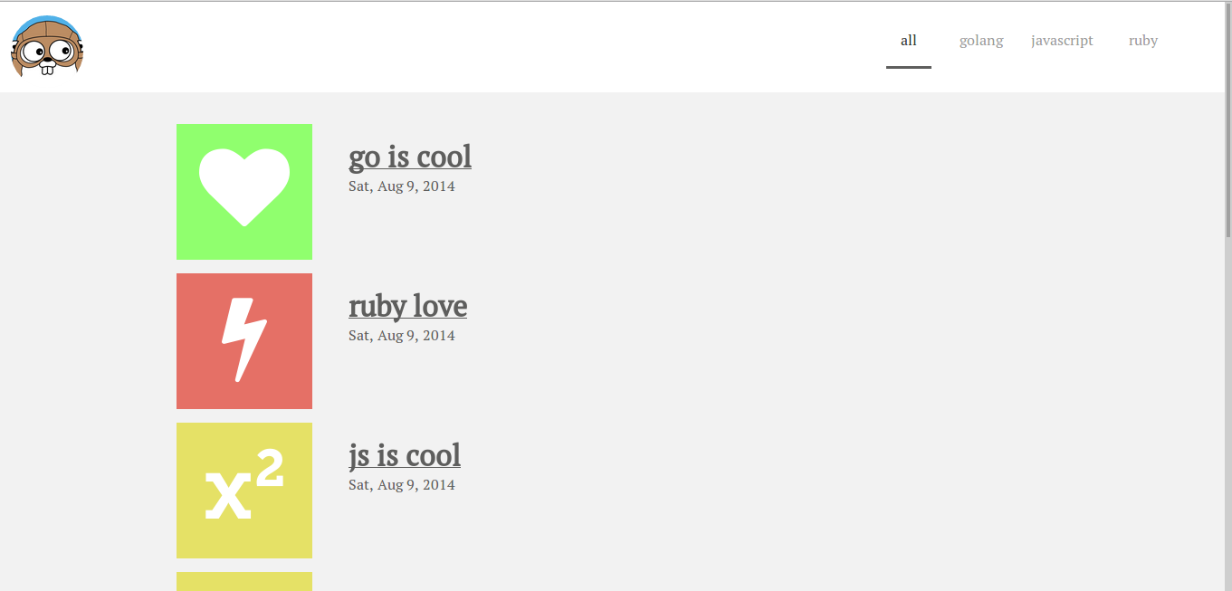 tinyce-hugo-theme 网站模板截图