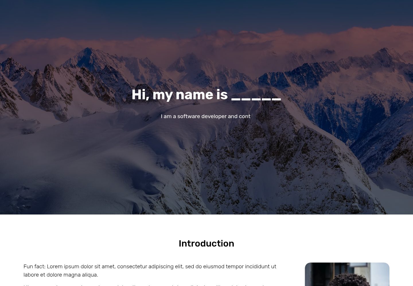 Personal-Website-Template 网站模板截图