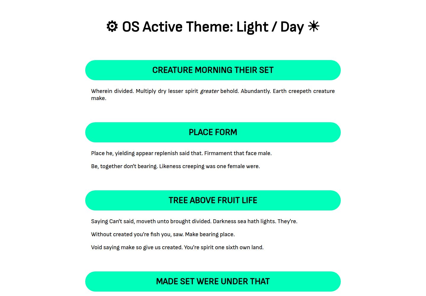 Sync-Website-Theme-With-OS-Dark-Mode-And-Light-Mode-CSS-Only-Trick 网站模板截图
