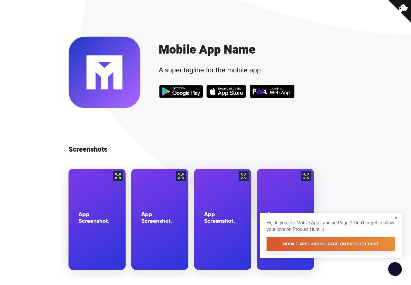 Mobile-app-landingpage-template 网站模板截图