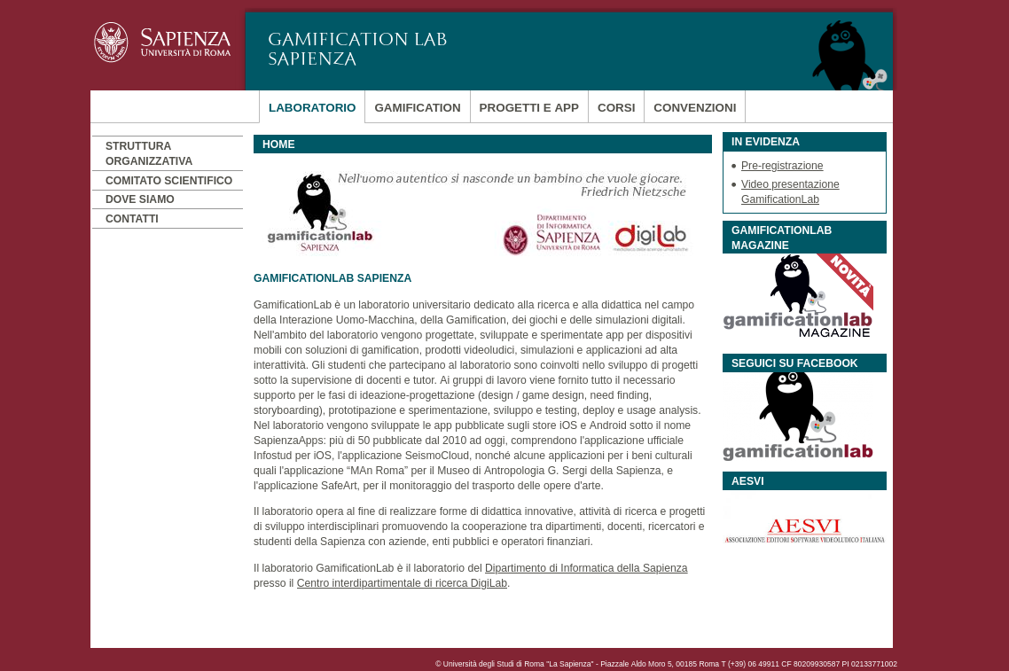 gohugo-theme-uniroma1-old 网站模板截图