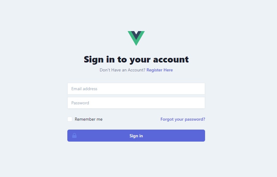 laravel-sanctum-vue-spa 网站模板截图