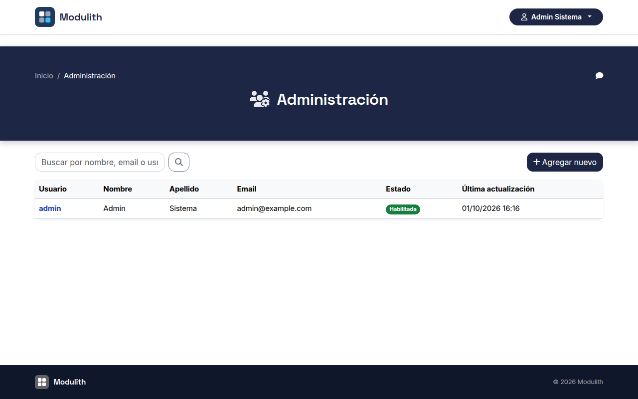 laravel-modular-monolith-starter Website Template Screenshot