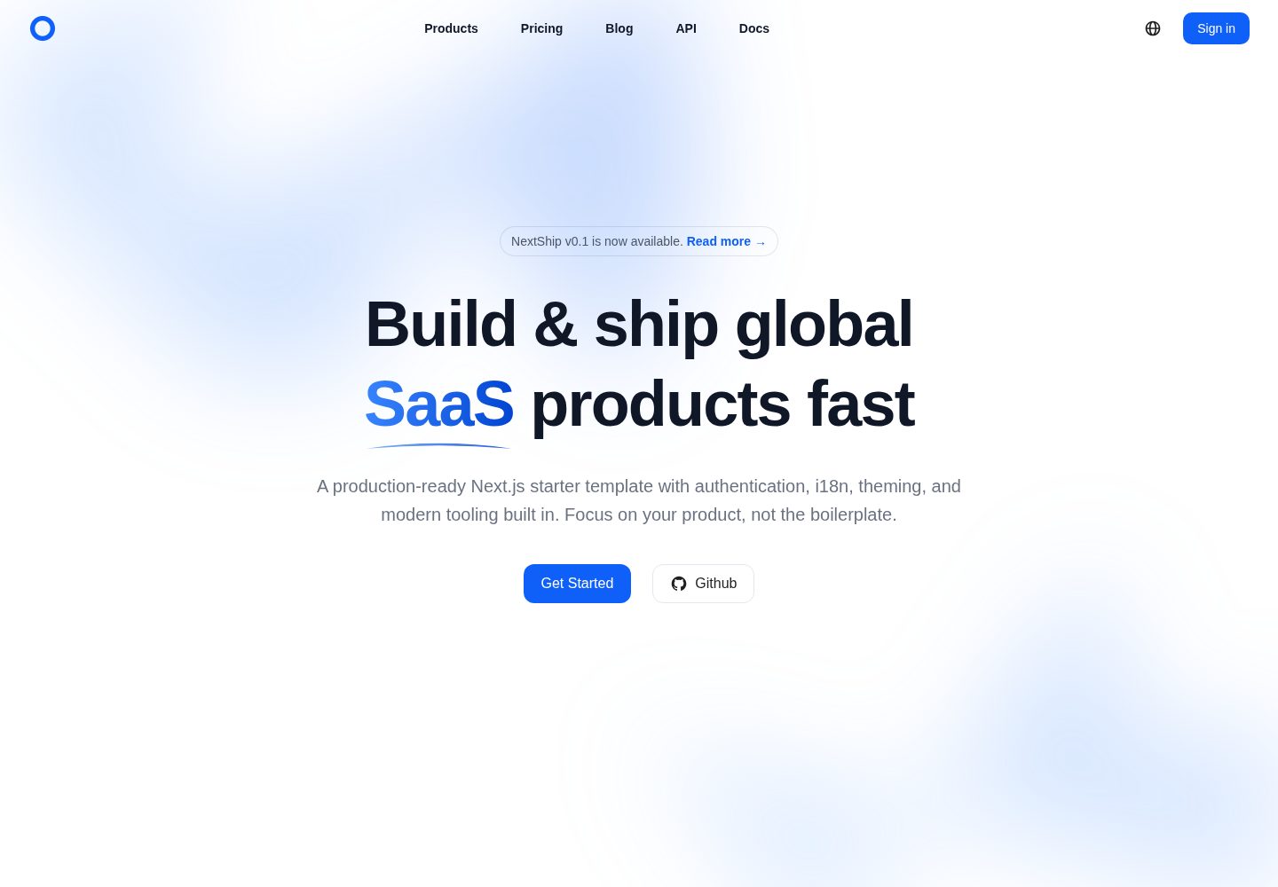 nextship 网站模板截图