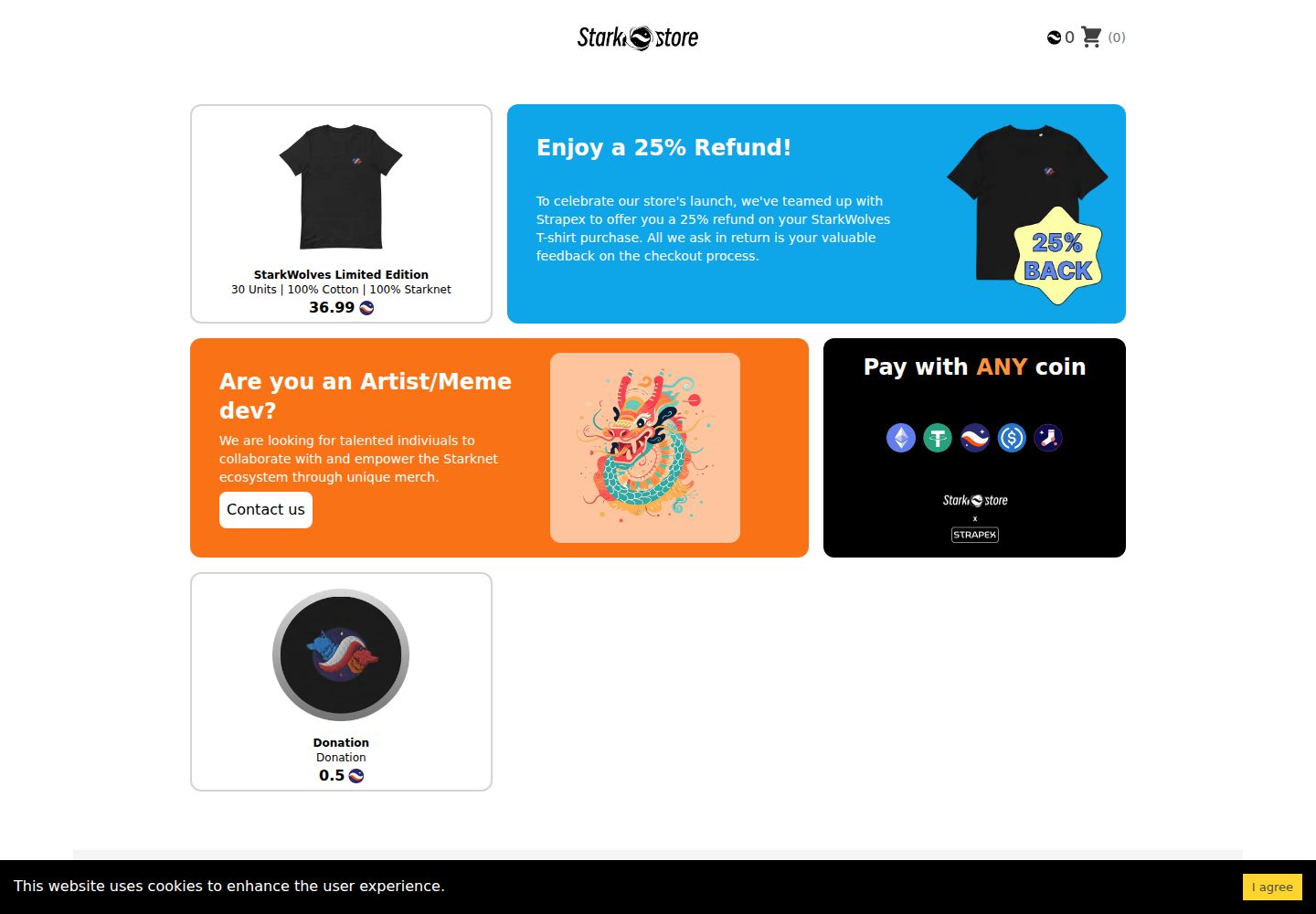 strapex-nextjs-ecommerce-template · 桌面端首页