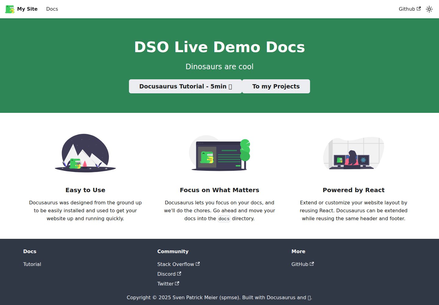dev-blog-template 网站模板截图