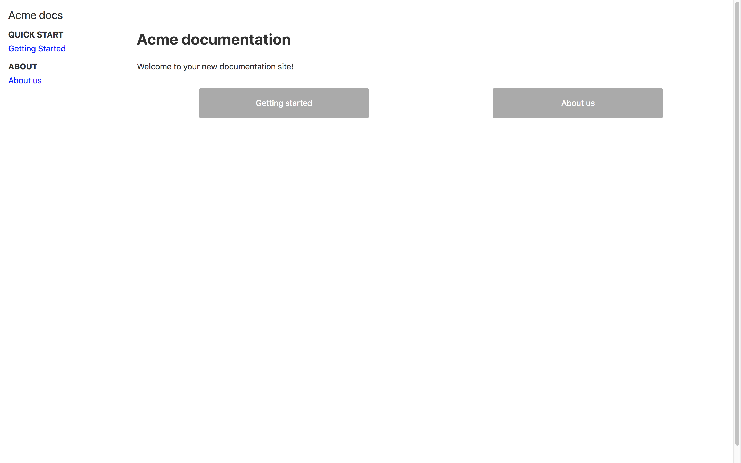 docs-as-code-starterkit 网站模板截图