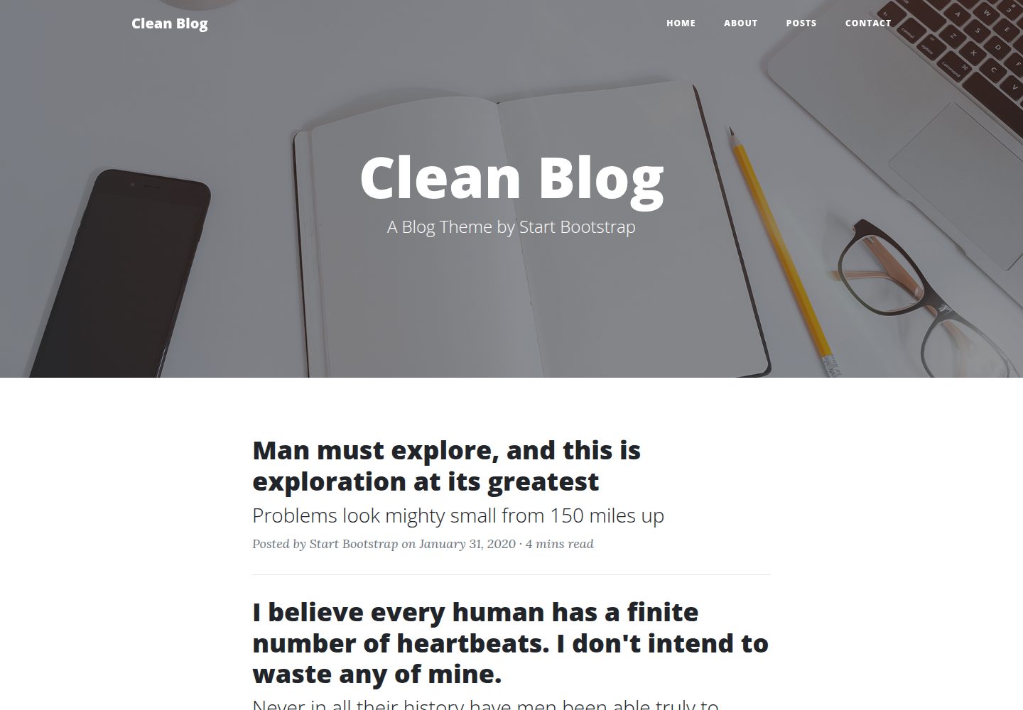 startbootstrap-clean-blog-jekyll