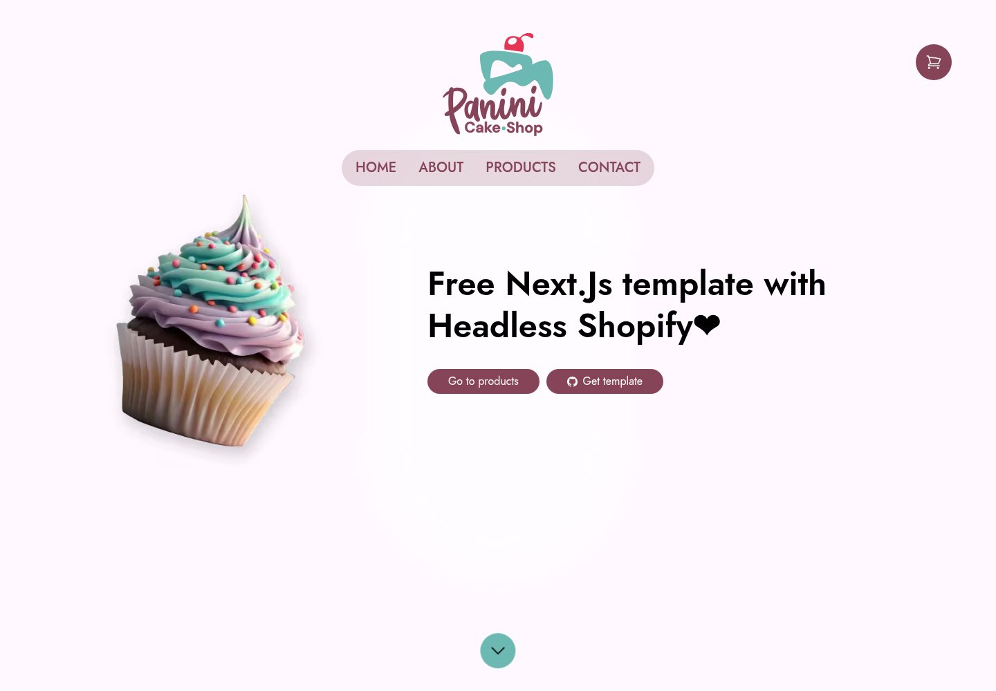 panini-cake 网站模板截图