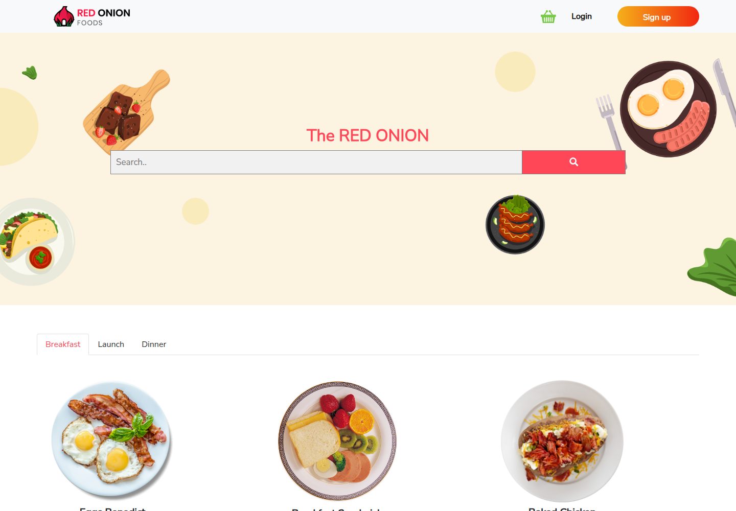 red-onion · Desktop homepage