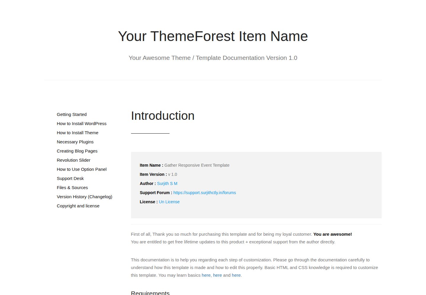 documentation-html-template 网站模板截图