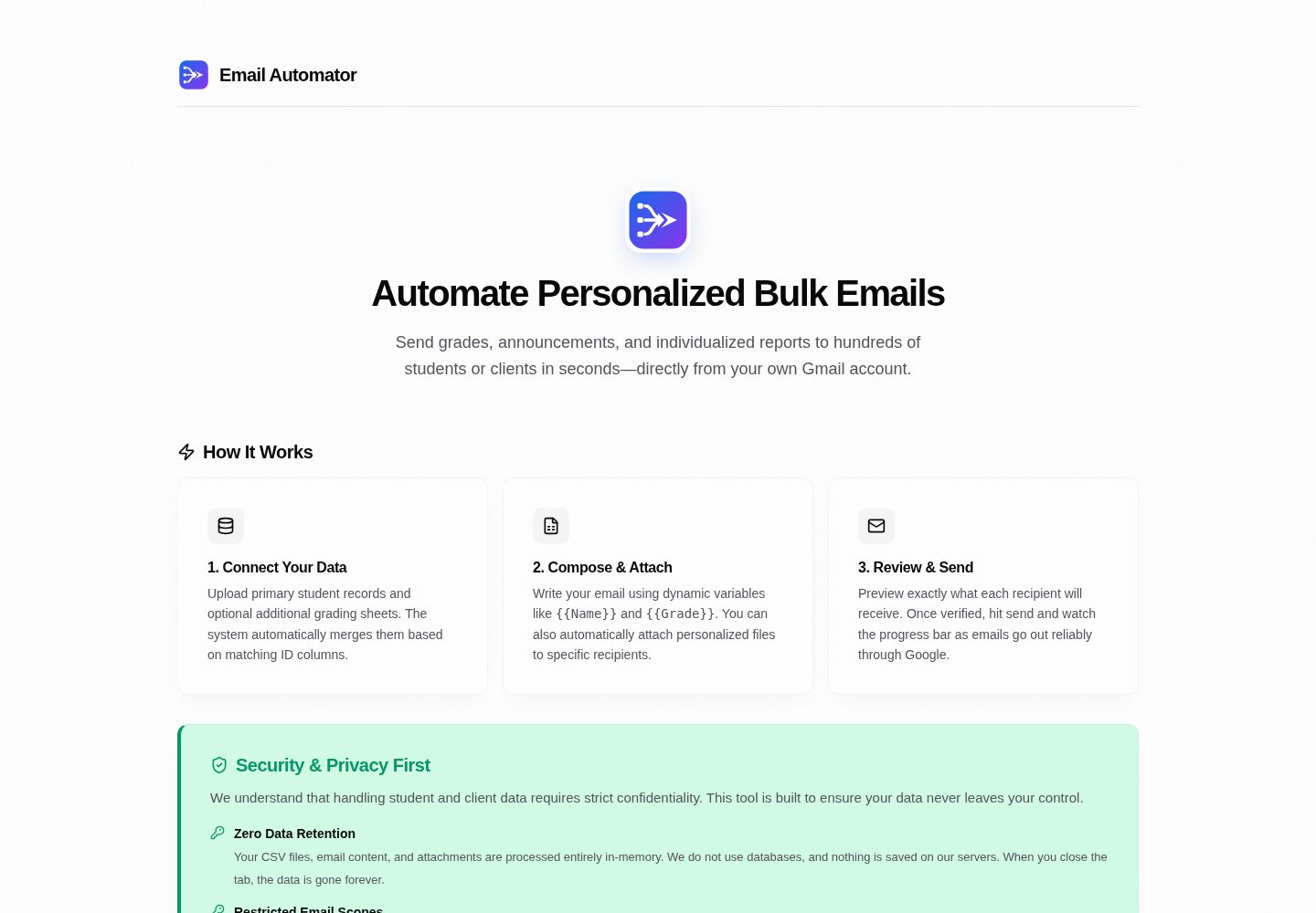 email-automator 网站模板截图