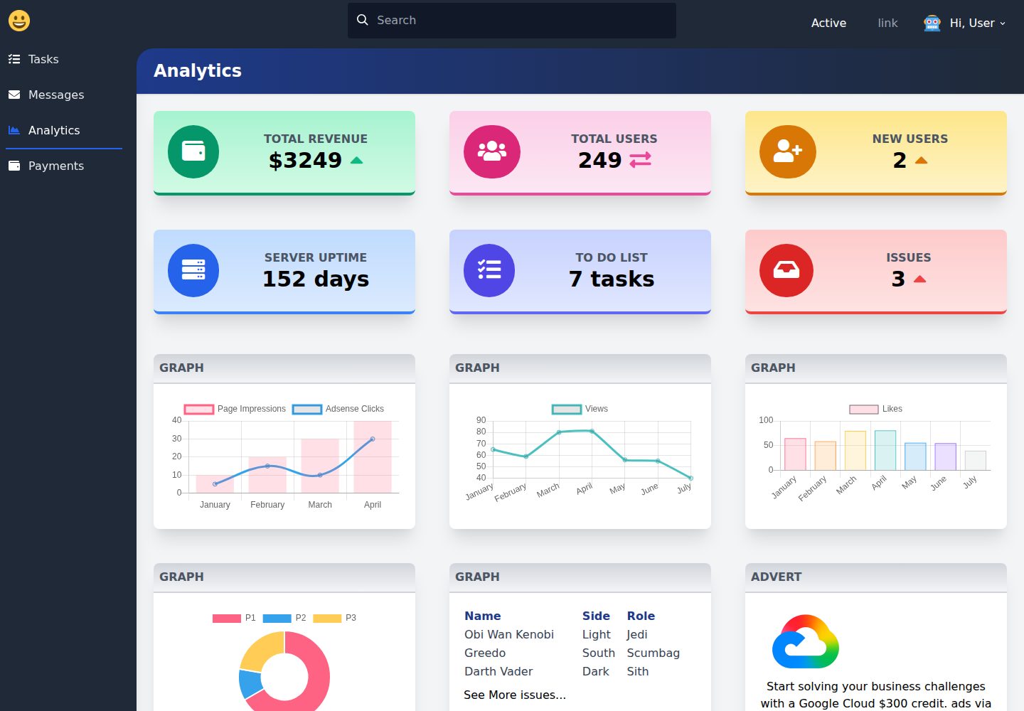Admin-Template 网站模板截图