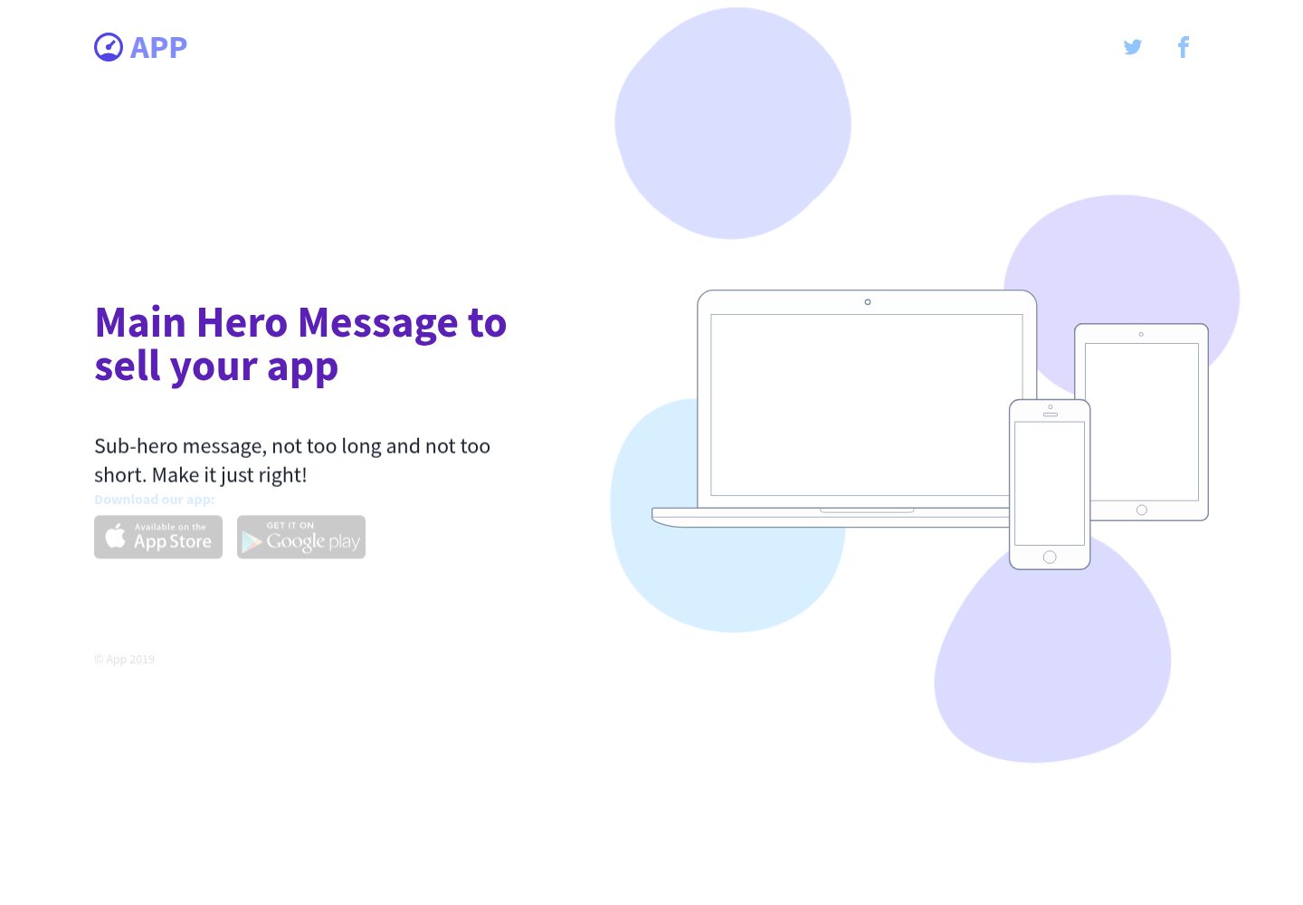 App-Landing-Page 网站模板截图