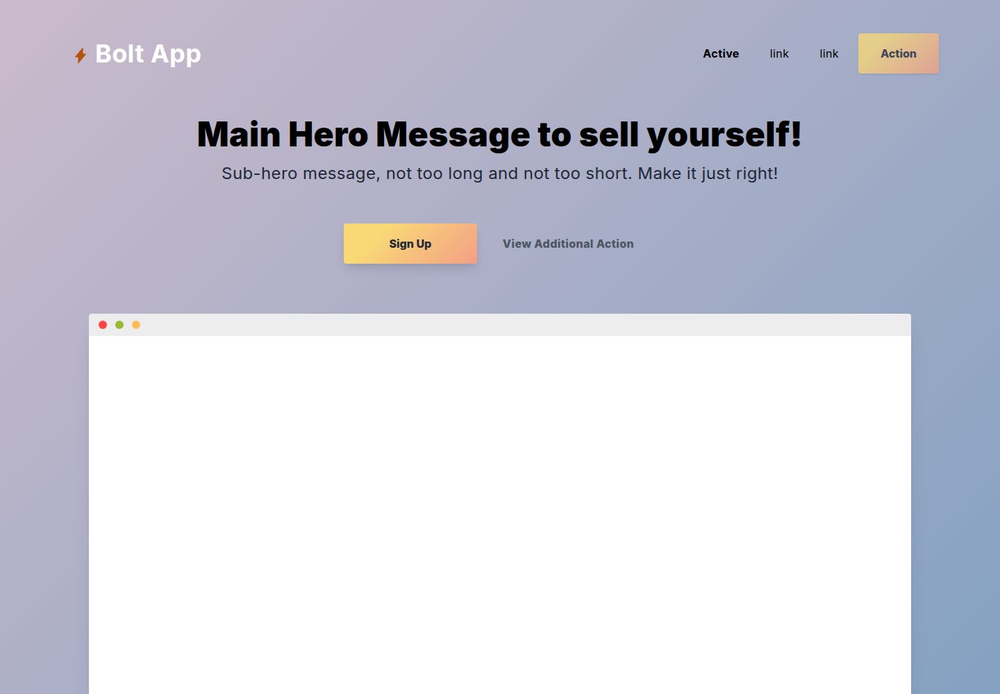 Screenshot-Landing-Page 网站模板截图