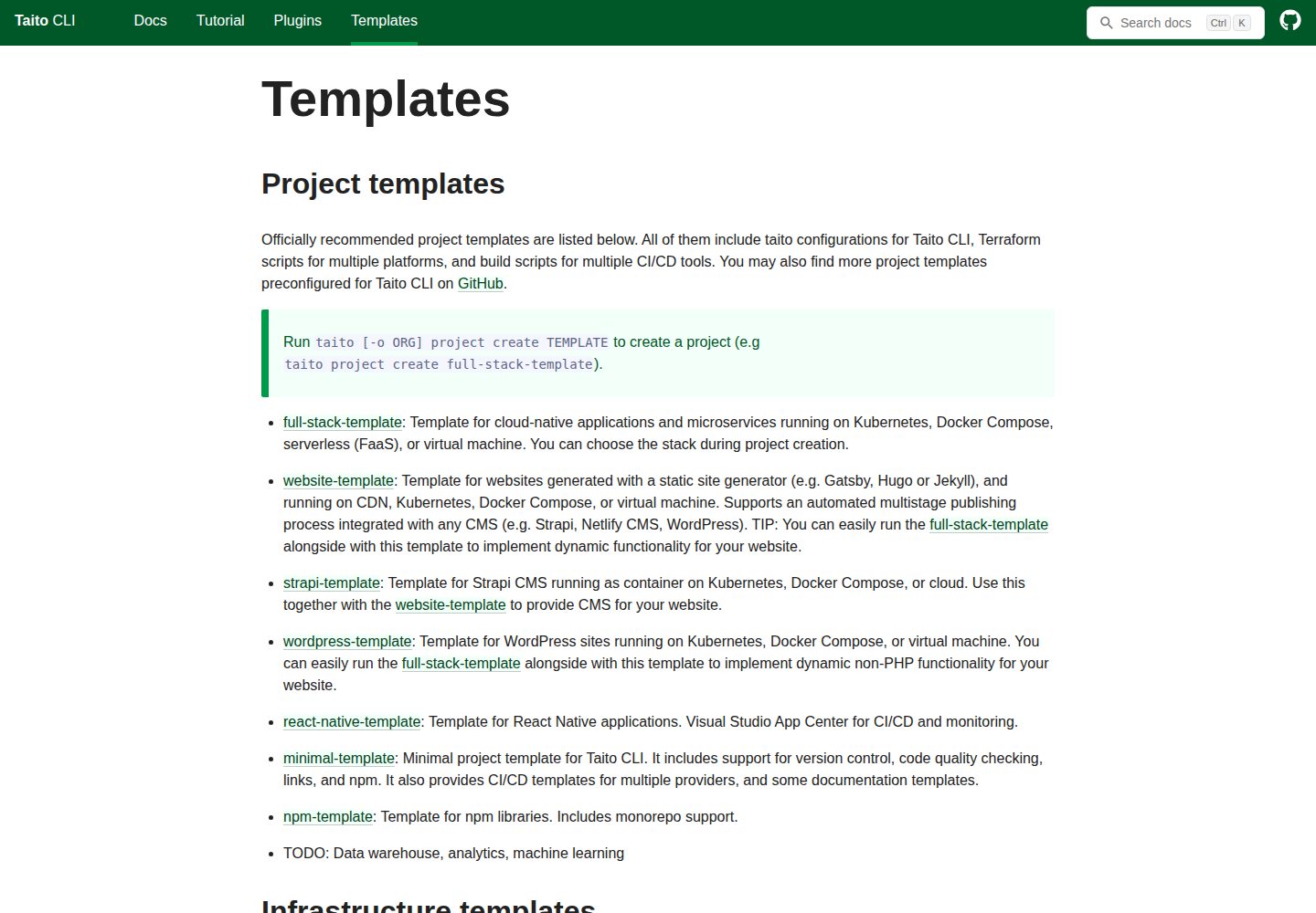 website-template · 桌面端首页