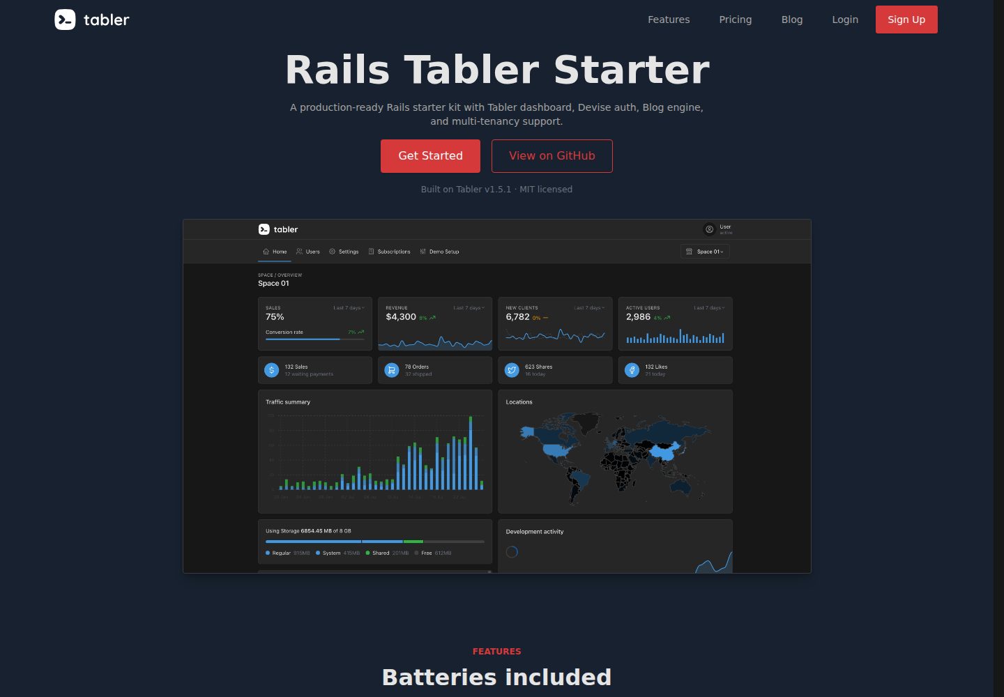 rails-tabler-starter 网站模板截图
