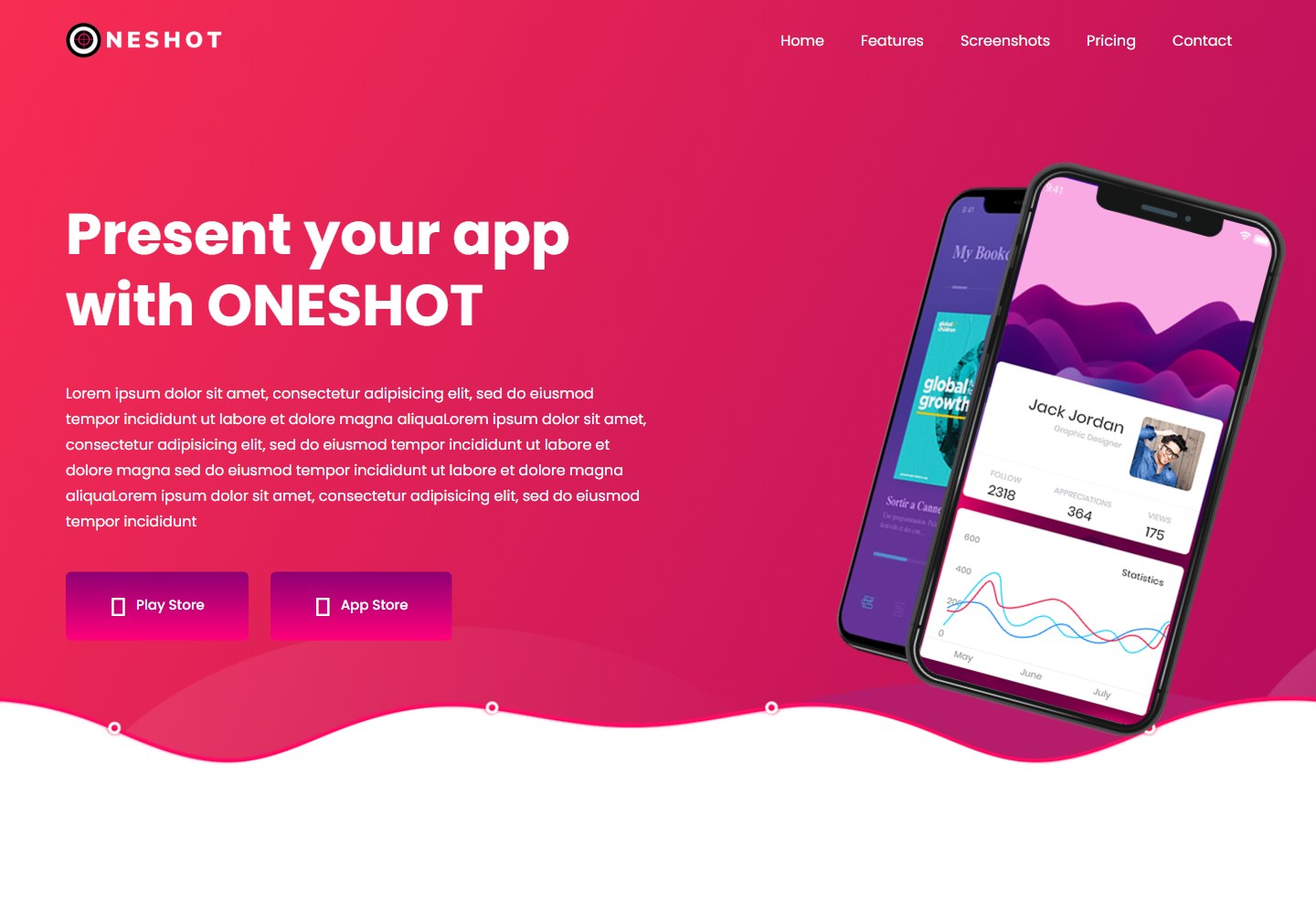 App-Landing-Page-Project · Desktop homepage
