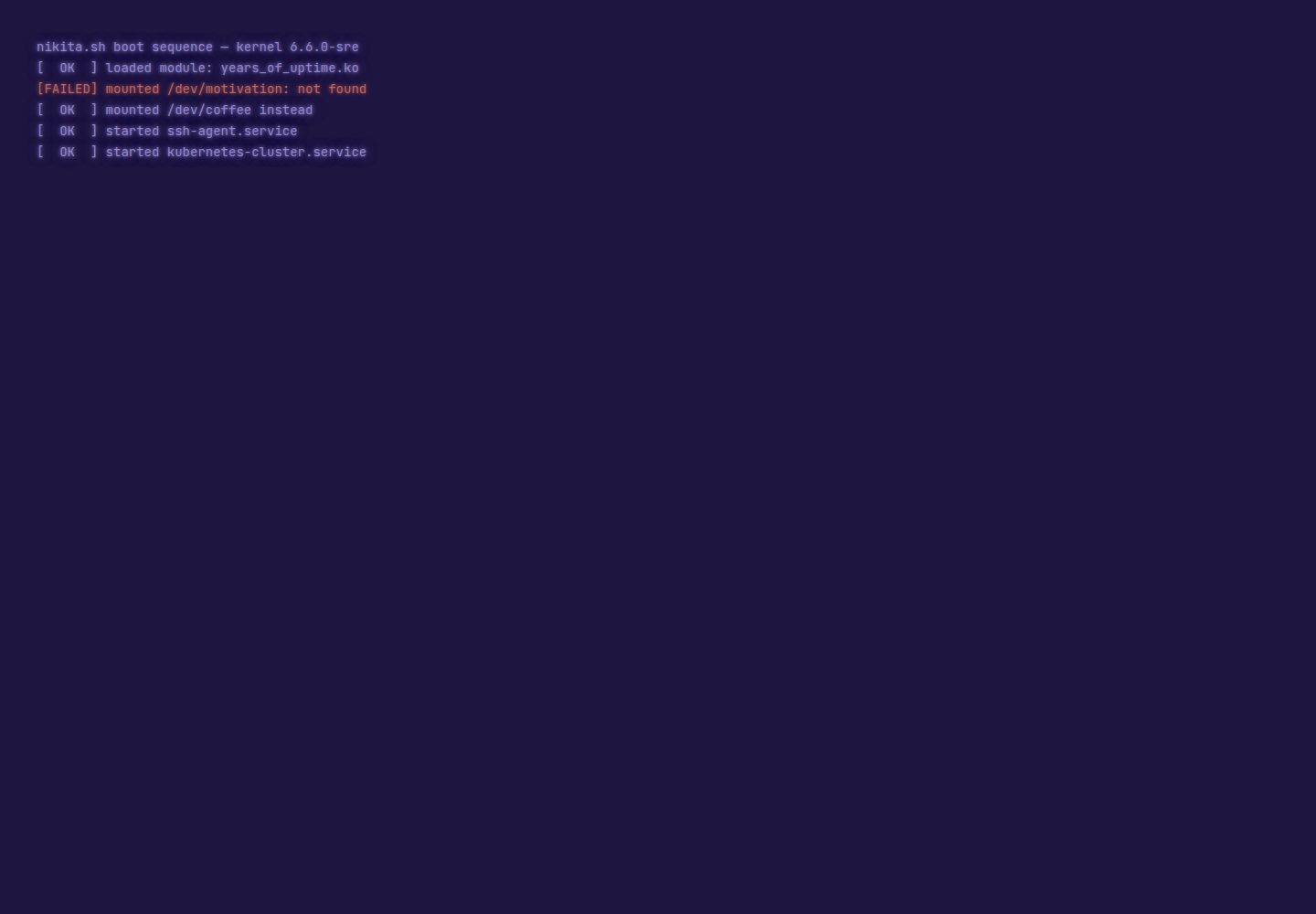 terminal-portfolio 网站模板截图