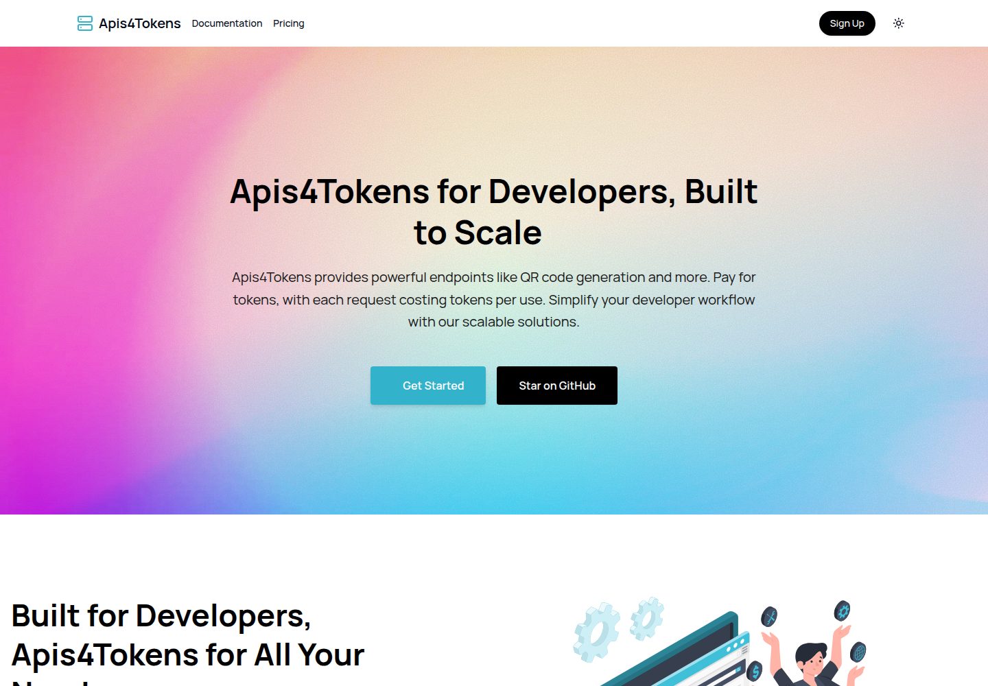 Apis4Tokens · 桌面端首页