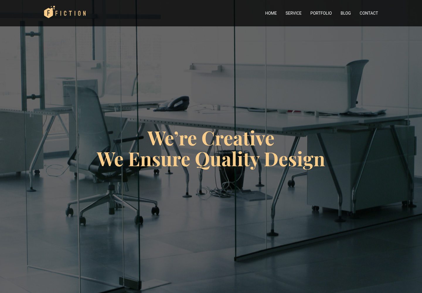fiction-bootstrap 网站模板截图