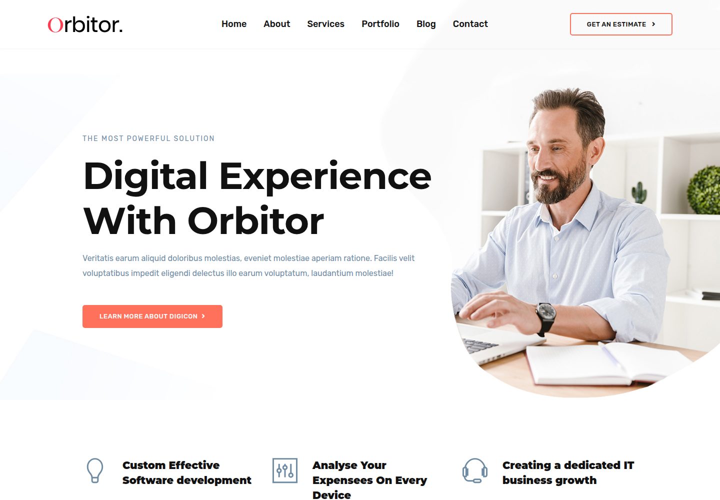 orbitor-bootstrap 网站模板截图