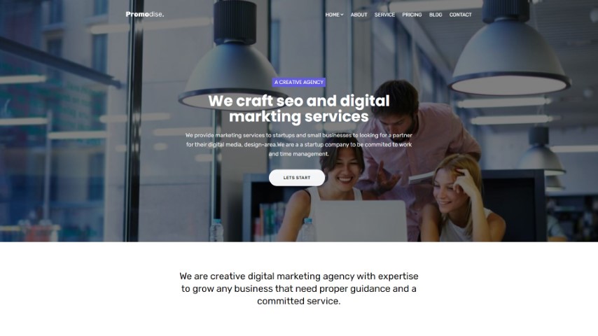 promodise-bootstrap 网站模板截图