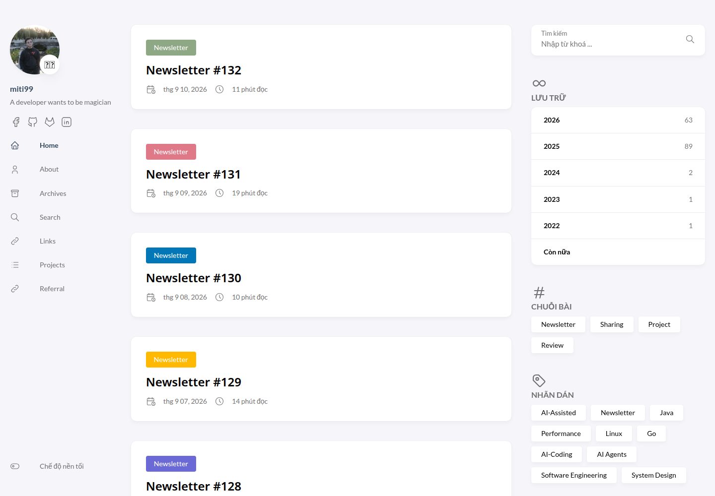 blog 网站模板截图