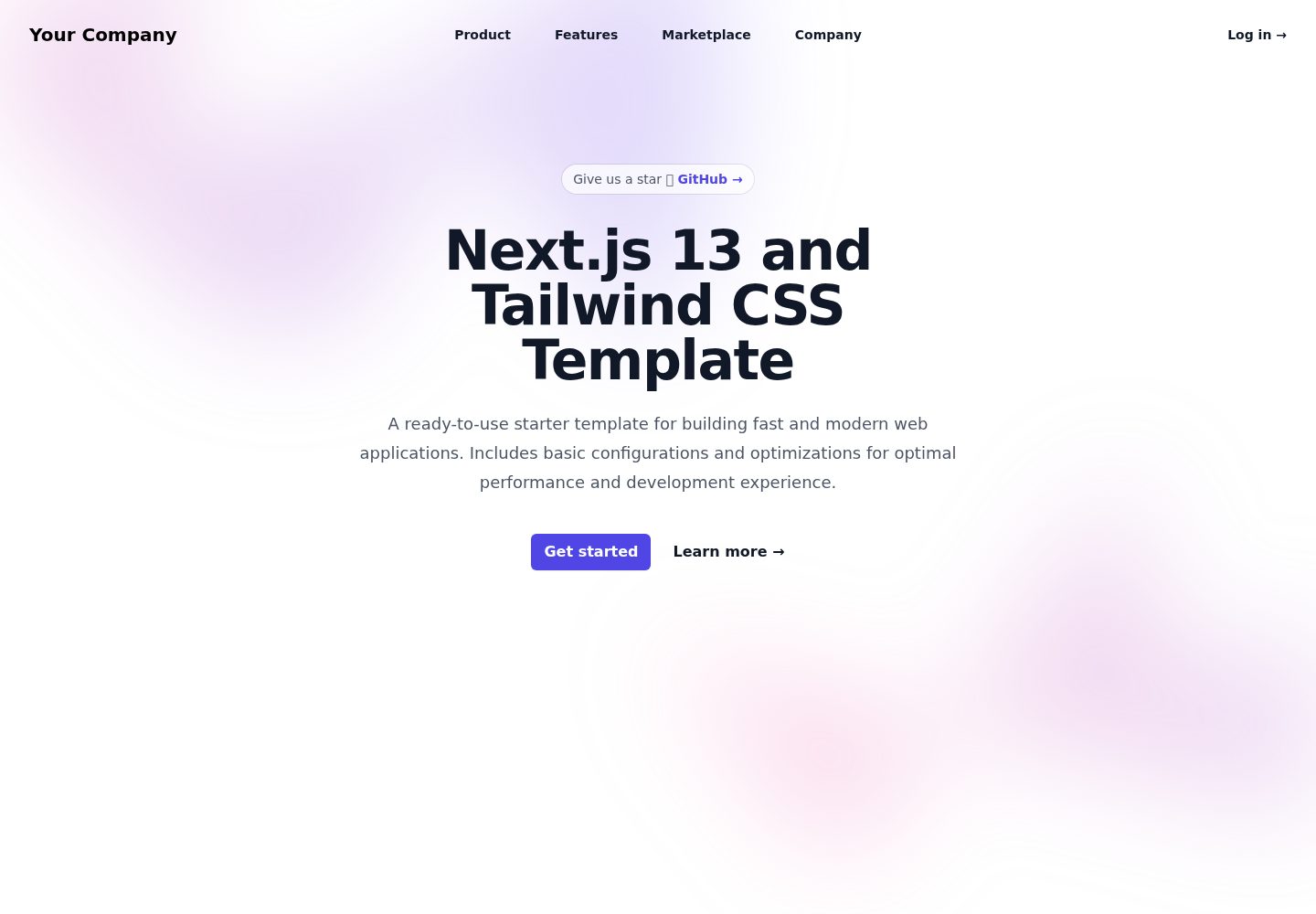 nextjs-tailwind-ts 网站模板截图