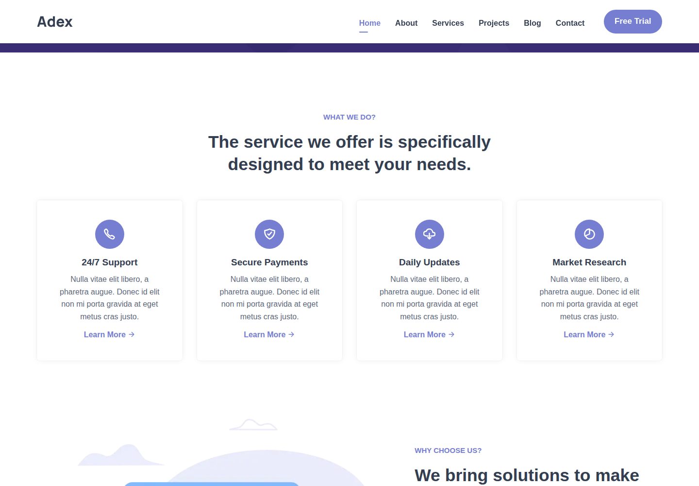 Agency 网站模板截图