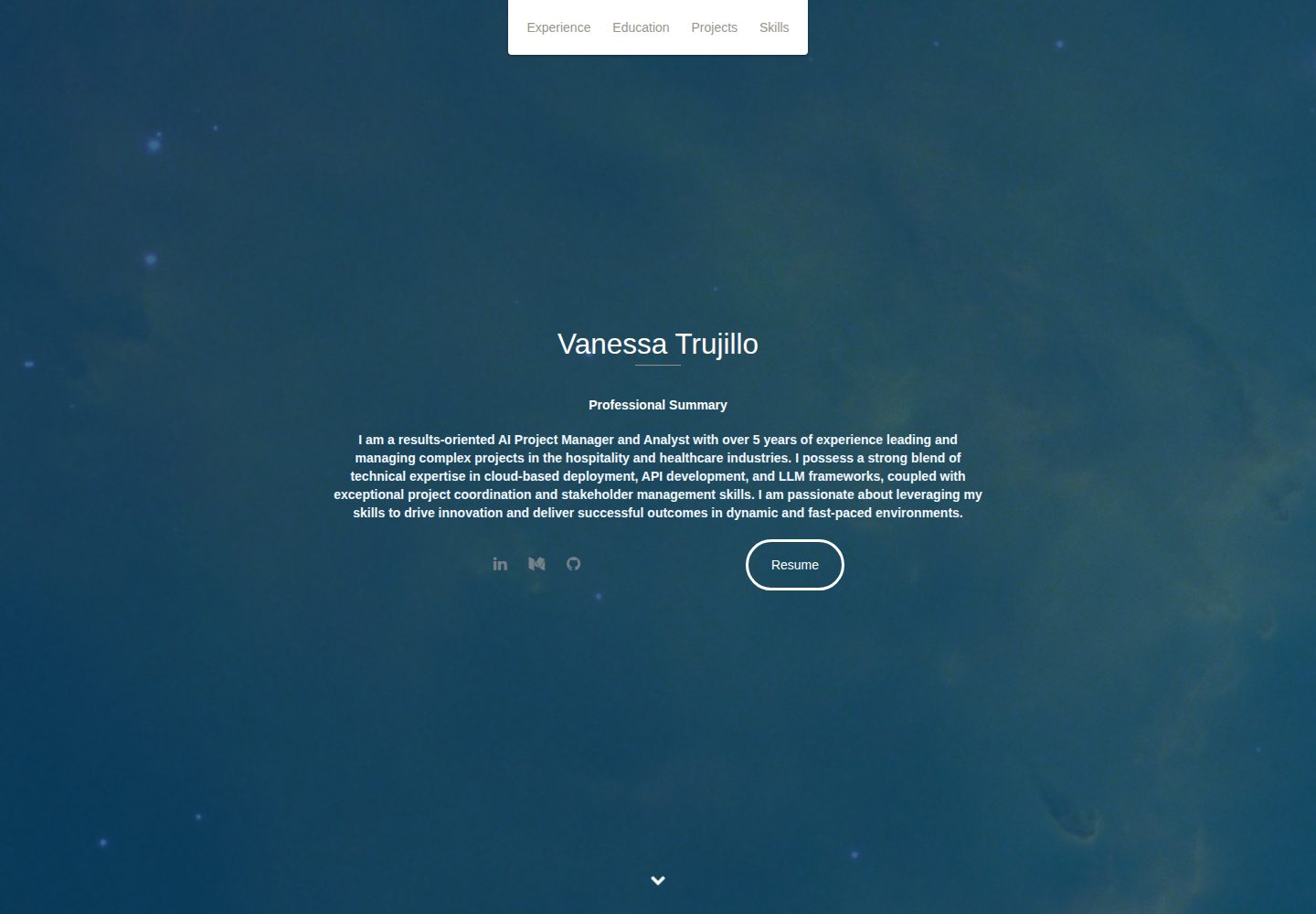 personal-website 网站模板截图
