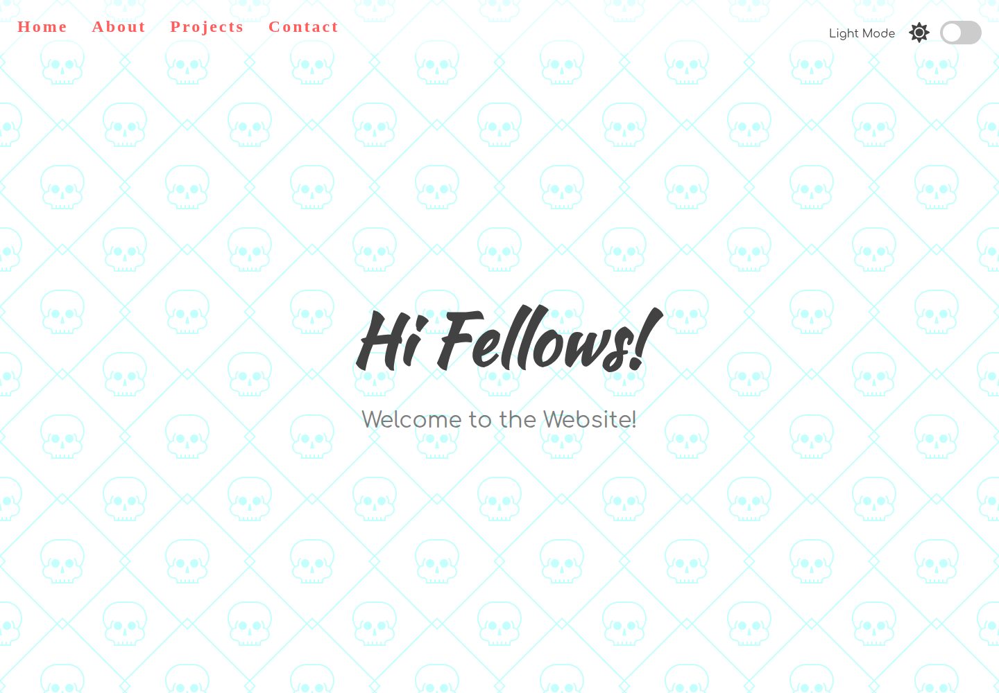 Light-Dark-Mode · Desktop homepage