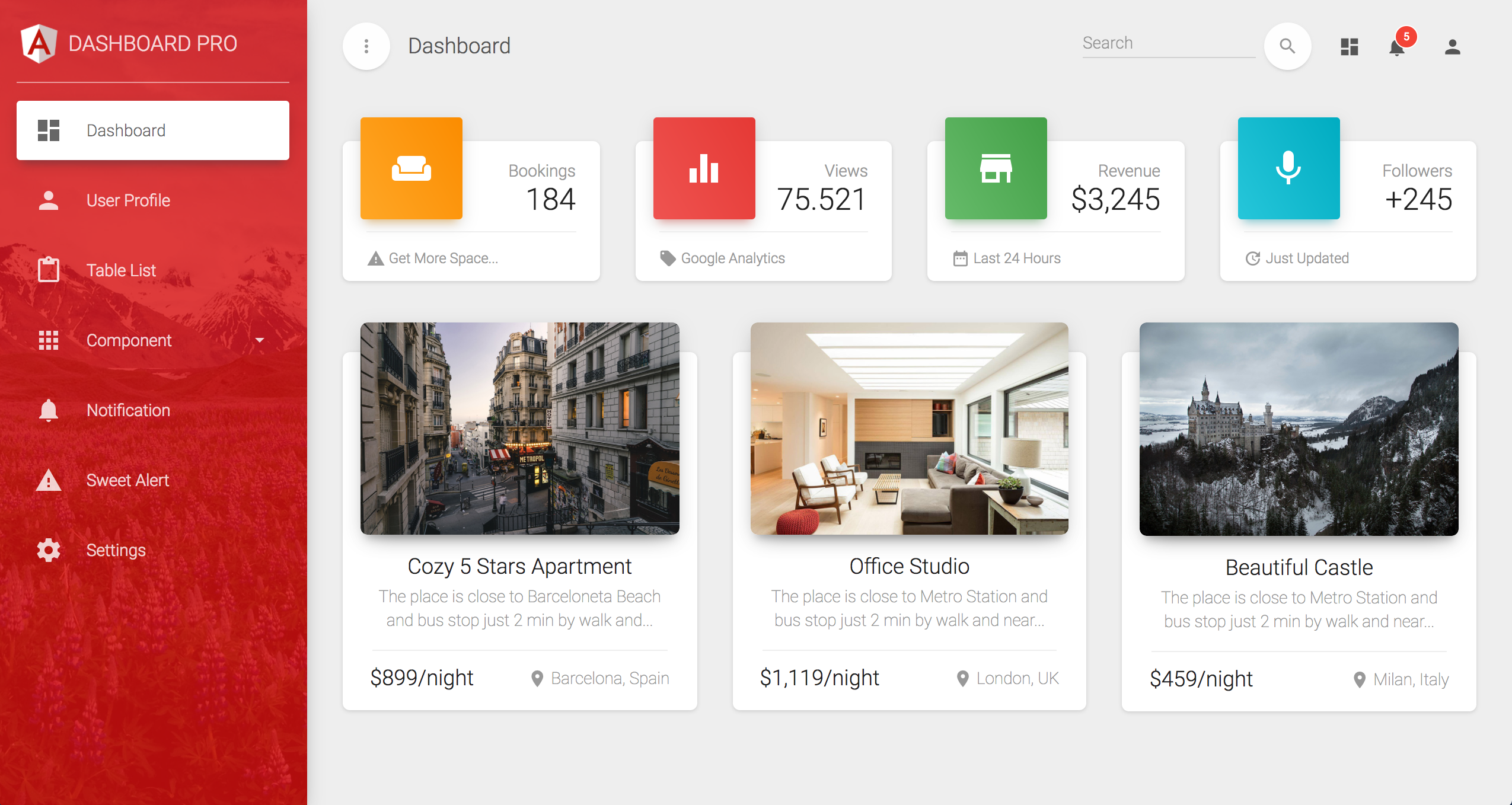 angular10-material-dashboard-master 网站模板截图